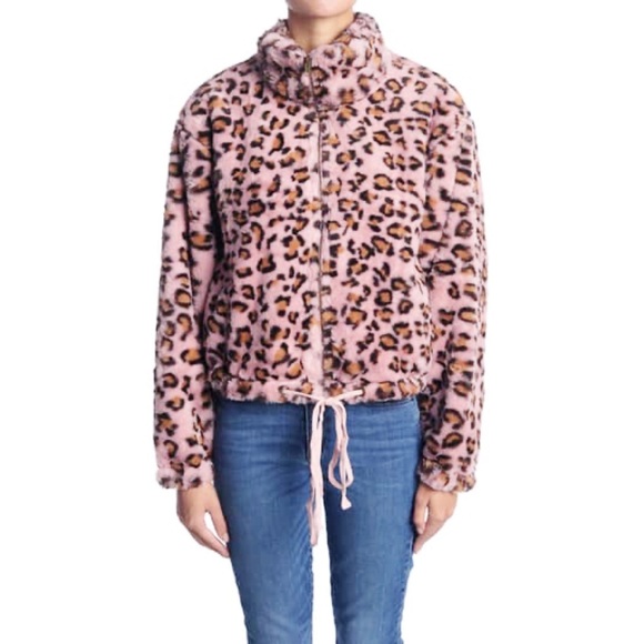 victoria secret leopard jacket